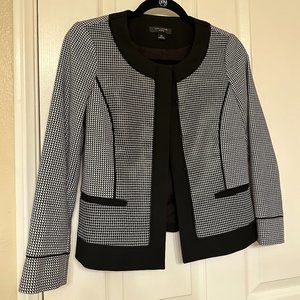 Ann Taylor Blazer/Coat (Grey/Black - Size 0P)